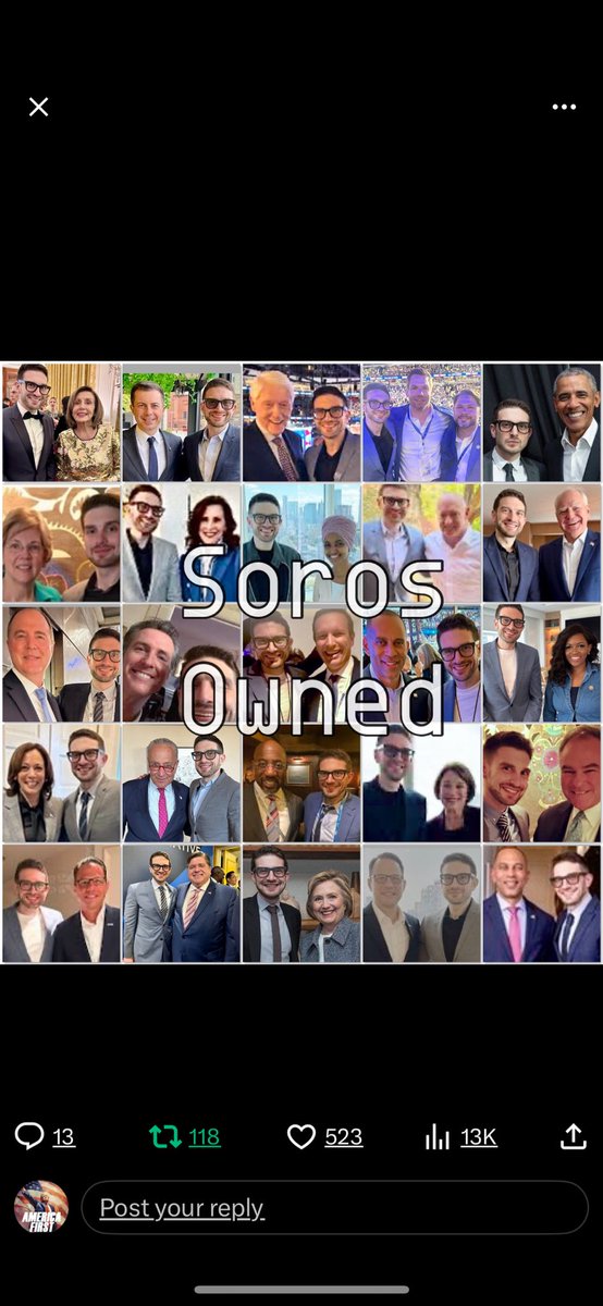 0Rthebest91033's tweet photo. #DemocRATSBoughtAndPaidFour #DemocRATSHateAmerica
#DrainTheSwamp
#ElonMusk #GeorgeSoros #LiberalismIsAMentalDisease #FollowTheMoney #PureEvil #WheresTheAccountability ???? https://t.co/4RoZileP7D