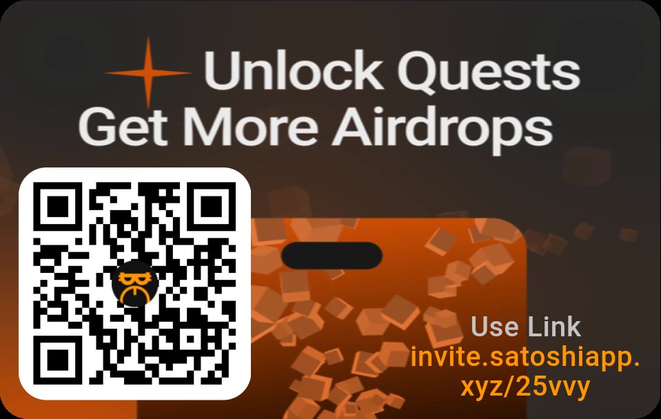waiyank7's tweet photo. https://t.co/1rD5AklqIs 
Join me on Satoshi App, trusted by 16M+ users. Earn free tokens from top web3 projects. It's quick and easy to sign up. Let's grow our crypto portfolios together! https://t.co/Q4w0olM3js