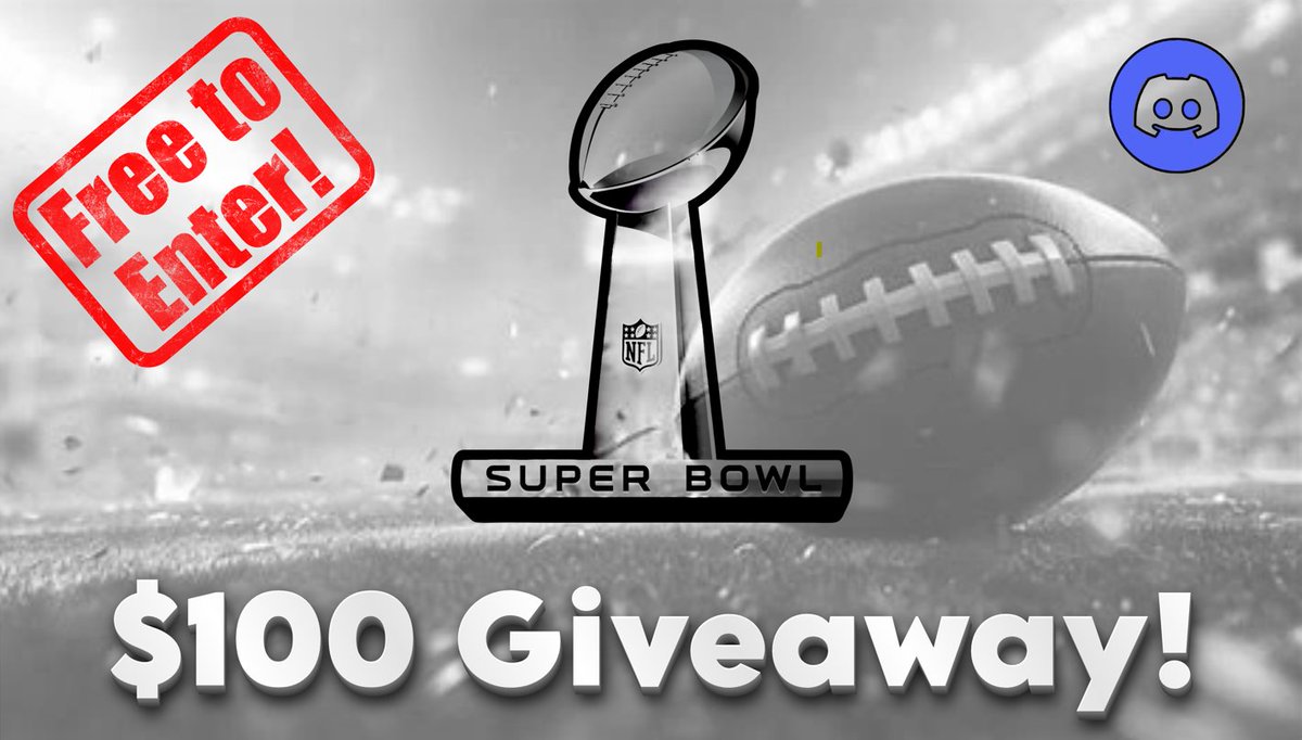PropHuntersLLC's tweet photo. 🚨Giveaway Alert 🚨

Now that the SuperBowl is set. 

Let's see if you have what it takes to predict the outcome?

To Enter:

- Must be in our discord (it's free)
Link: https://t.co/1yvOL4BSEB

- Enter your prediction in the #mainchat channel!

That's it.

@_KylesPicks_
@WildWestCards
@RainManBKNY

#Giveaway #NFL    #SuperBowlLIX #Challenge #GiveawayAlert #Discord