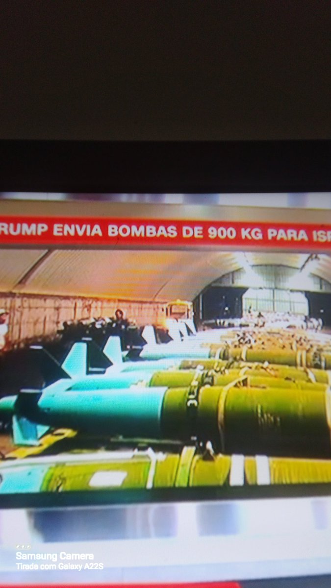 Mais bombas para ģaza de Trump para Netanyahu.