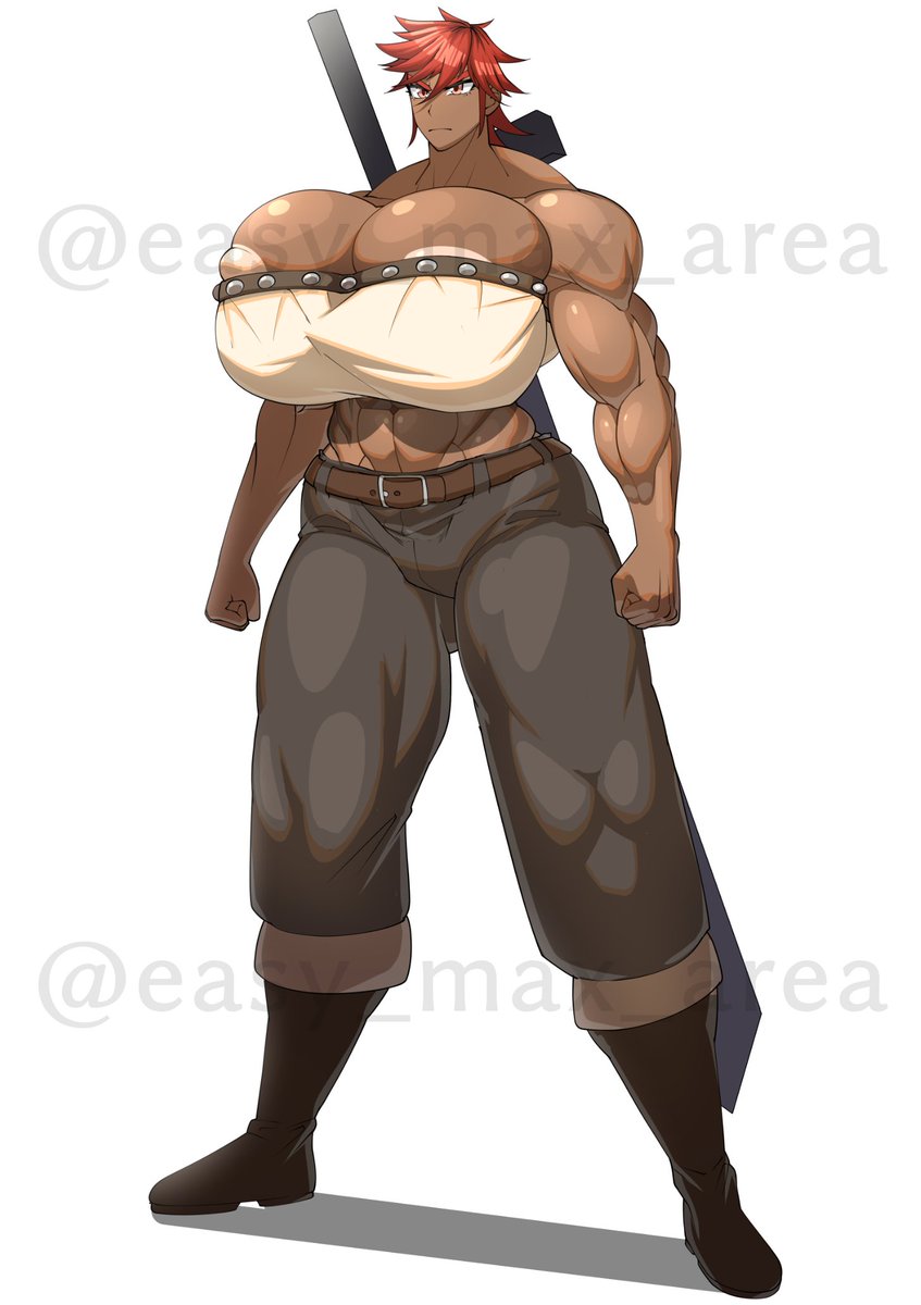 今回の筋肉成長過程です
筋肉爆盛り状態は血色良い感じにしている 