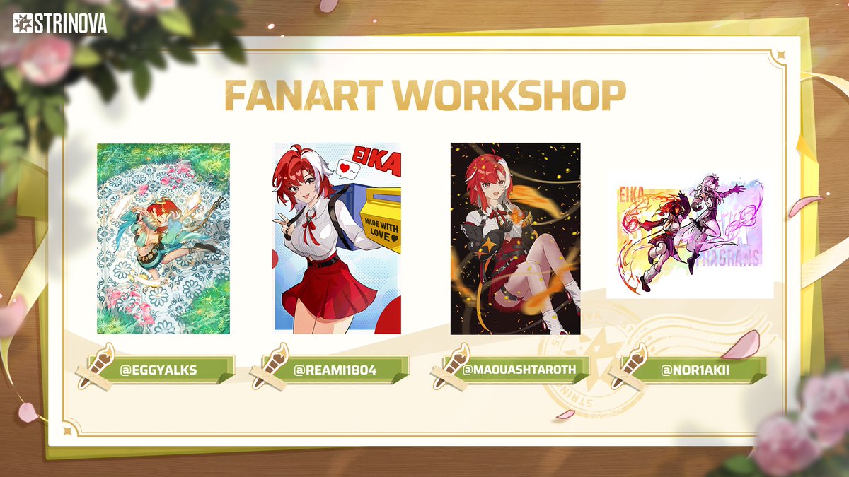Strinova_EN's tweet photo. 🎨Fanart Workshop Showcase Vol. 02

A dynamic duo taking down targets! 🔥🌸

#Strinova #StrinovaFanart https://t.co/oAwlqP5CUI