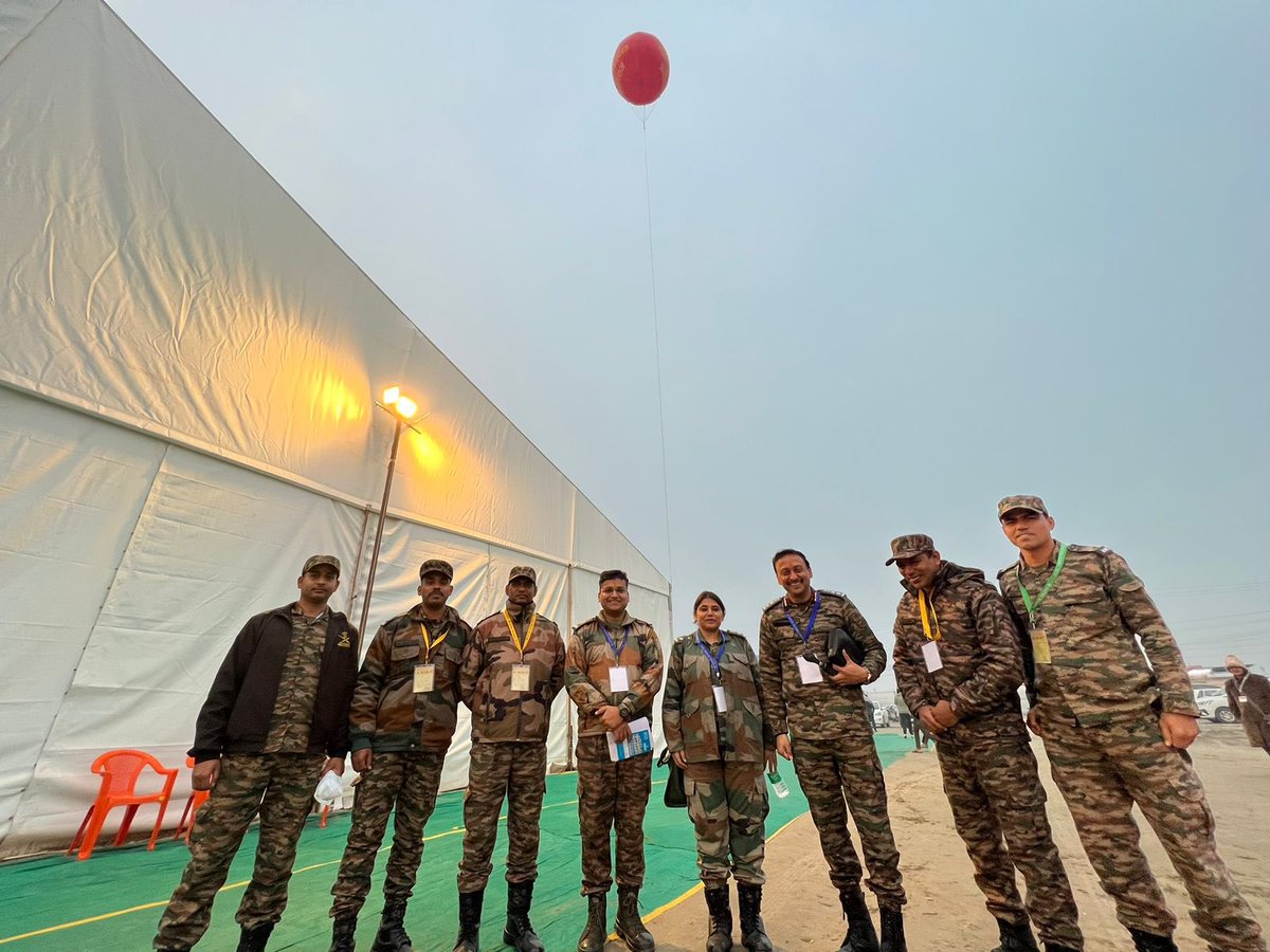 PrayagrajSA_IA's tweet image. #Mahakumbh2025

#NetraKumbh at Sangam, Prayagraj, is a veteran-led initiative delivering free eye care services, including cataract surgeries and spectacles, to thousands of pilgrims and veterans. With comprehensive eye examinations by specialists, it continues its legacy of…