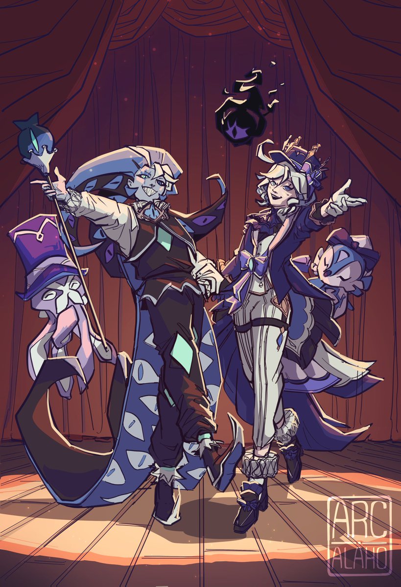 guys guys would they get along or would she eat him #shadowmilkcookie #furina