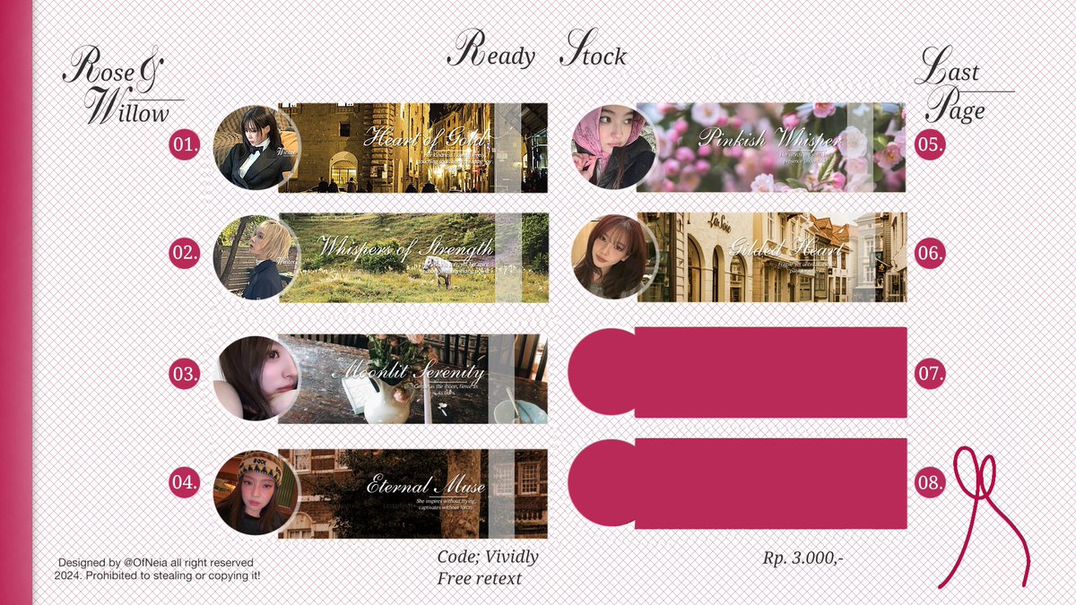 ofneia's tweet photo. Help repost? Thank you. 💌

Ready stock layout gg moodie deco 8.000/ea dan bg basic scenery 3.000/ea free re-text 🧾

🧺 Haneul, Sullyoon, Minji, Minju, Winter, Anna, Ella, Jennie, Karina, Juyeon, Yeonjun, Heeseung, Jay, Jeno, Ni-ki, Mark

t. #zonauang layout rs part 1 &amp; 2 https://t.co/C1TeZYv5kP