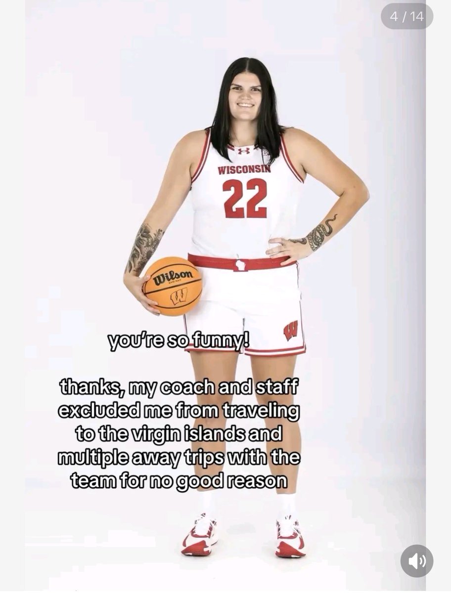 Former Wisconsin women's basketball player has gone public with treatment and accusations of abuse she faced while being a part of the program.

My heart hurts for Tessa. 💔