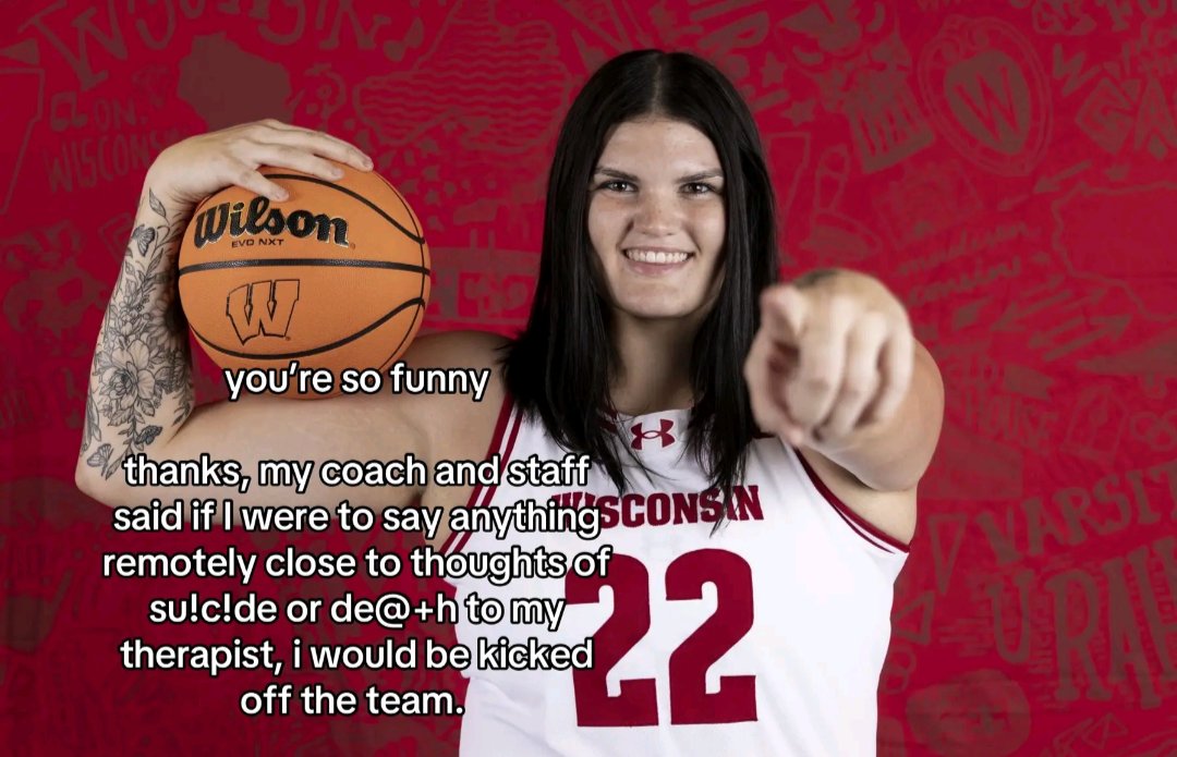 BadgerWBBHQ's tweet photo. Former Wisconsin women's basketball player has gone public with treatment and accusations of abuse she faced while being a part of the program.

My heart hurts for Tessa. 💔 https://t.co/zopB38xArg