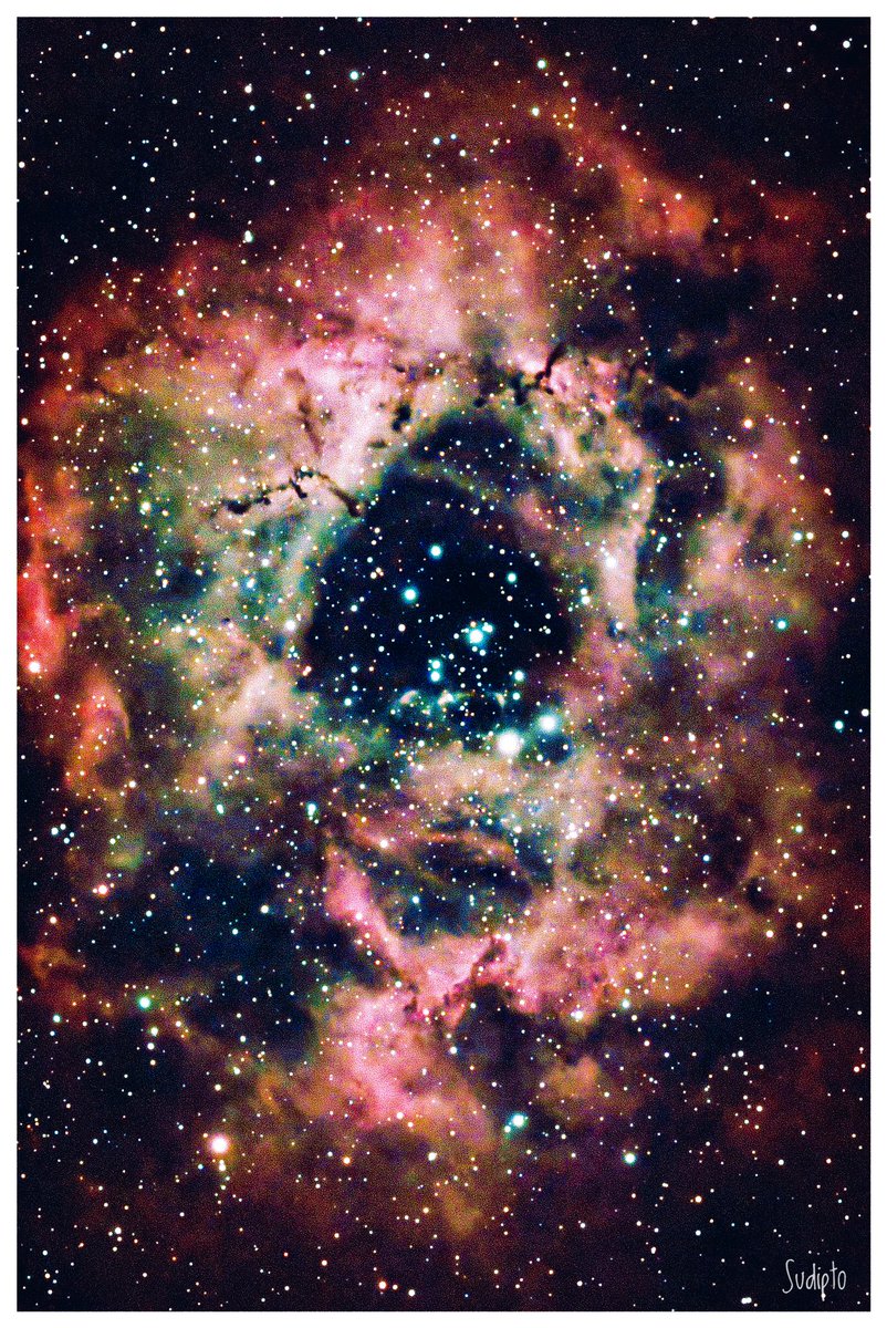 So excited to share this, feeling like a school kid again! 😊

Last night, as Ahmedabad, and TV screens across India, lit up in a brilliant display of rainbow lights, I turned my telescope to another brilliant show in the interstellar space, 5000 light years away. 

So