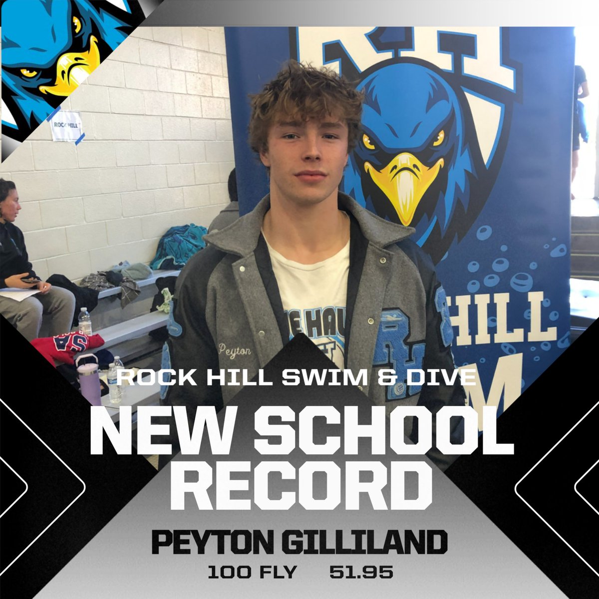 RH_SwimDive's tweet image. NEW SCHOOL RECORD! Peyton Gilliland broke his own record once again with a 51.95 in the 100 fly! #inspiregreatness @RH_SwimDive @PISD_Aquatics