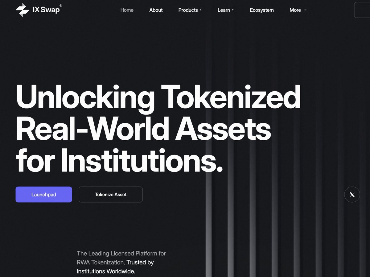 julian2kwan's tweet photo. @IxSwap  is the nexus of the $20T RWA revolution. 

Below I want to highlight the big picture and what we are  focused on and delivering.

1.Partnering with Super App LINE to bring Institutional tokenized RWAs to 196M users.

2.Providing liquidity with cutting-edge AMM tech.

3. Bridging TradFi, DeFi, and CEXs to power global adoption.

Here’s why @IxSwap  sits at the centre of the RWA industry. 🧵
