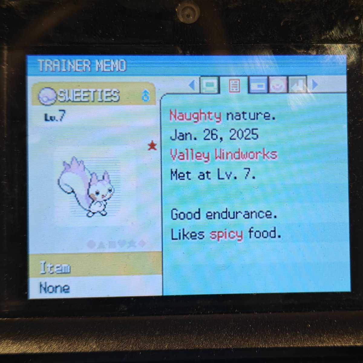 m_slowpoke's tweet photo. YAY for the second target of my diamond quest, shiny pachirisu after 6570 on phase 2! next is mothim https://t.co/bJ4otm6t1i