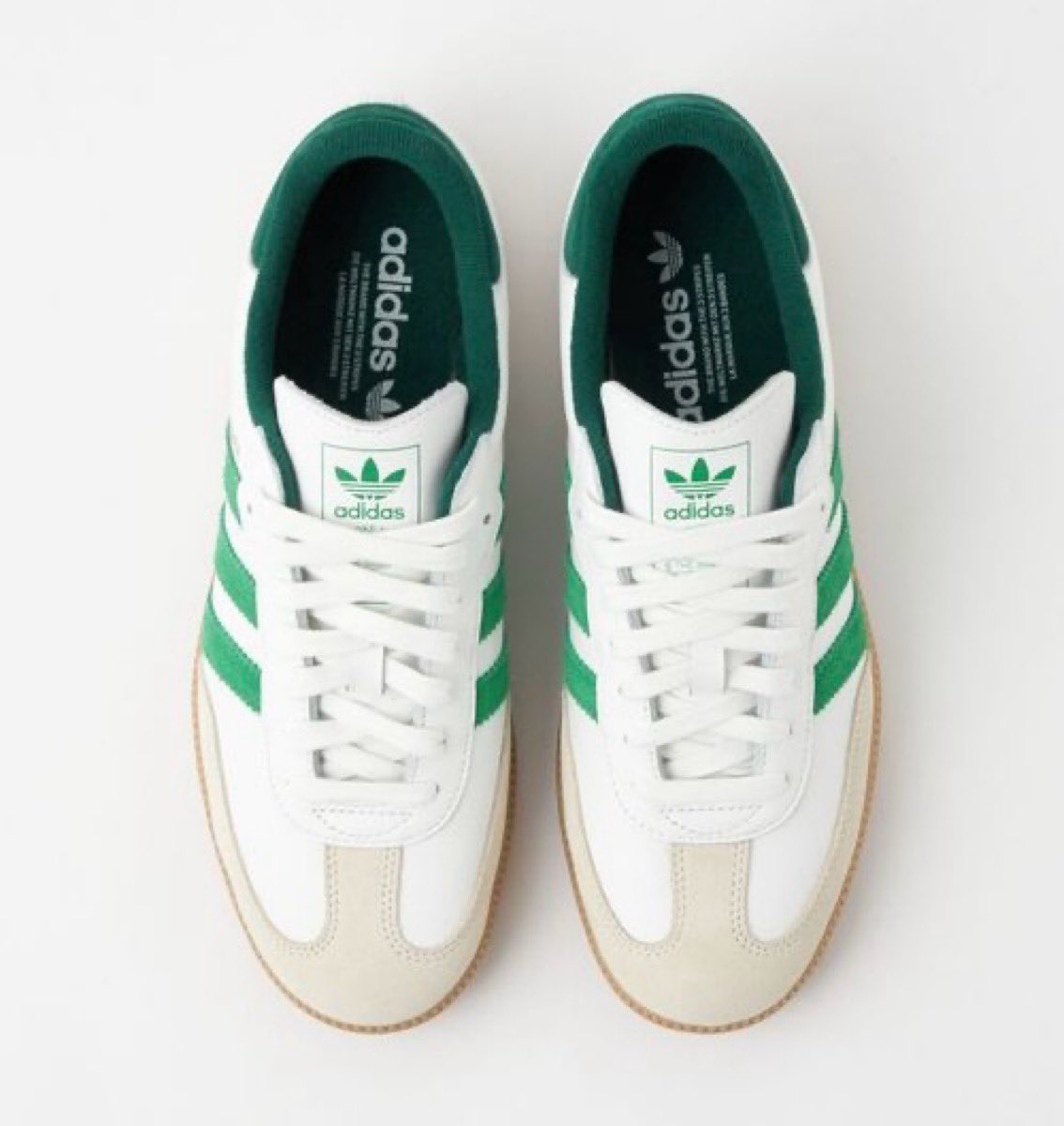 販路限定】adidas Samba OG “White Green”の国内オンライン先行予約が