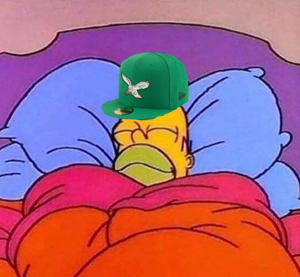 RealMamaEagle's tweet photo. How I’m gonna sleep tonight knowing the Eagles are going to the Super Bowl. https://t.co/WqJvGMxAmr