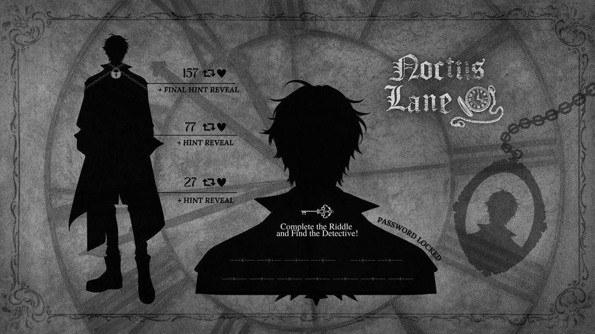 noctuslane's tweet photo. //  𝘛𝘏𝘌 𝘏𝘜𝘕𝘛 𝘏𝘈𝘚 𝘉𝘌𝘎𝘜𝘕  //

  “ nothing escapes the watch of time;
        𝘯𝘰𝘵 𝘦𝘷𝘦𝘯 𝘩𝘦𝘭𝘭, 𝘩𝘦𝘢𝘷𝘦𝘯 𝘢𝘯𝘥 𝘦𝘢𝘳𝘵𝘩. ”

     ─── ⋆⋅ 🗝 ⋅⋆ ──��
#VtuberID #ENVtuber #VTuberUprising #VtuberUprisings #ModelReveal https://t.co/AbBkvlhCWl