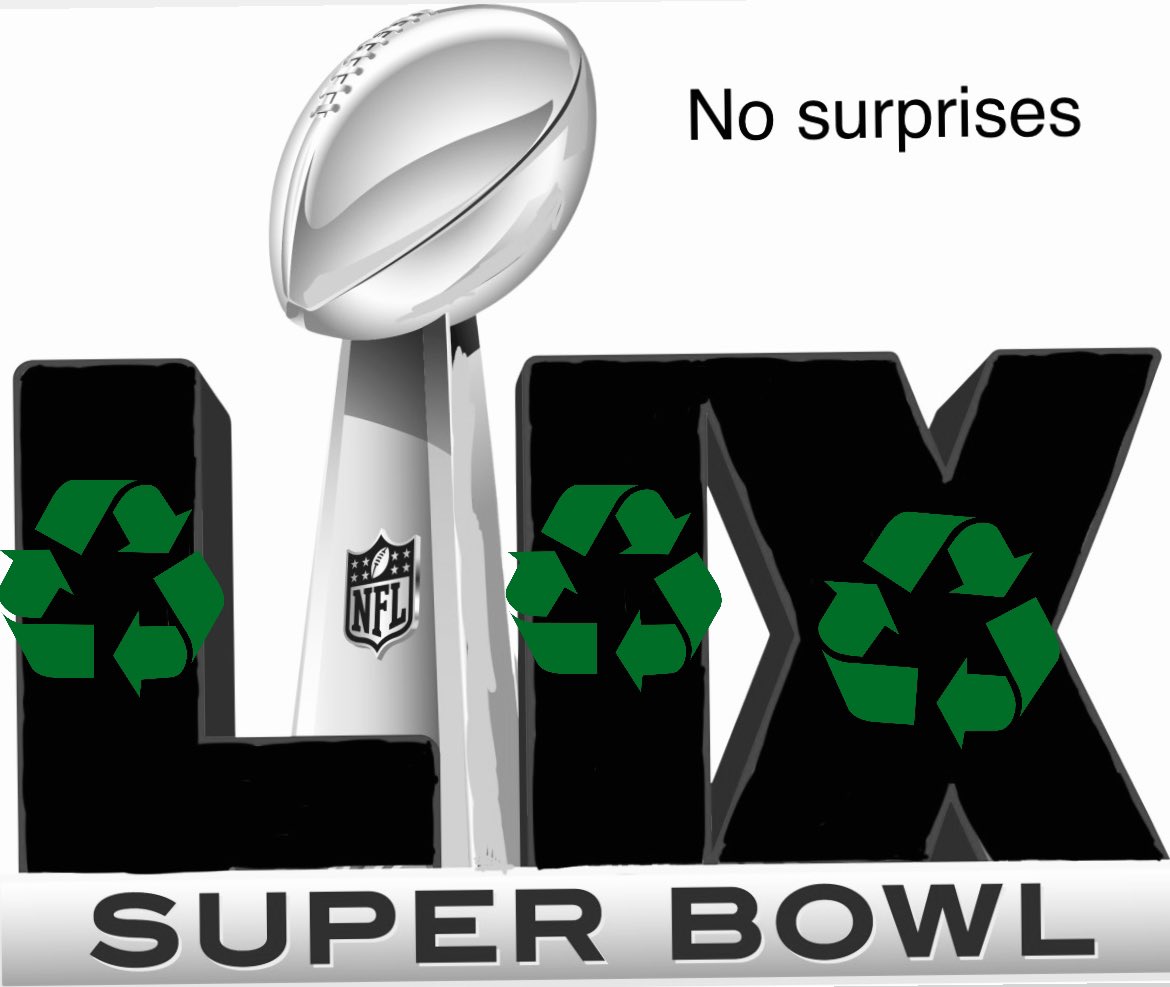 SoupTime_bonk's tweet photo. Here is a look at a more accurate logo of the super bowl . 
#SuperBowlLIX https://t.co/MbsnNQzILt