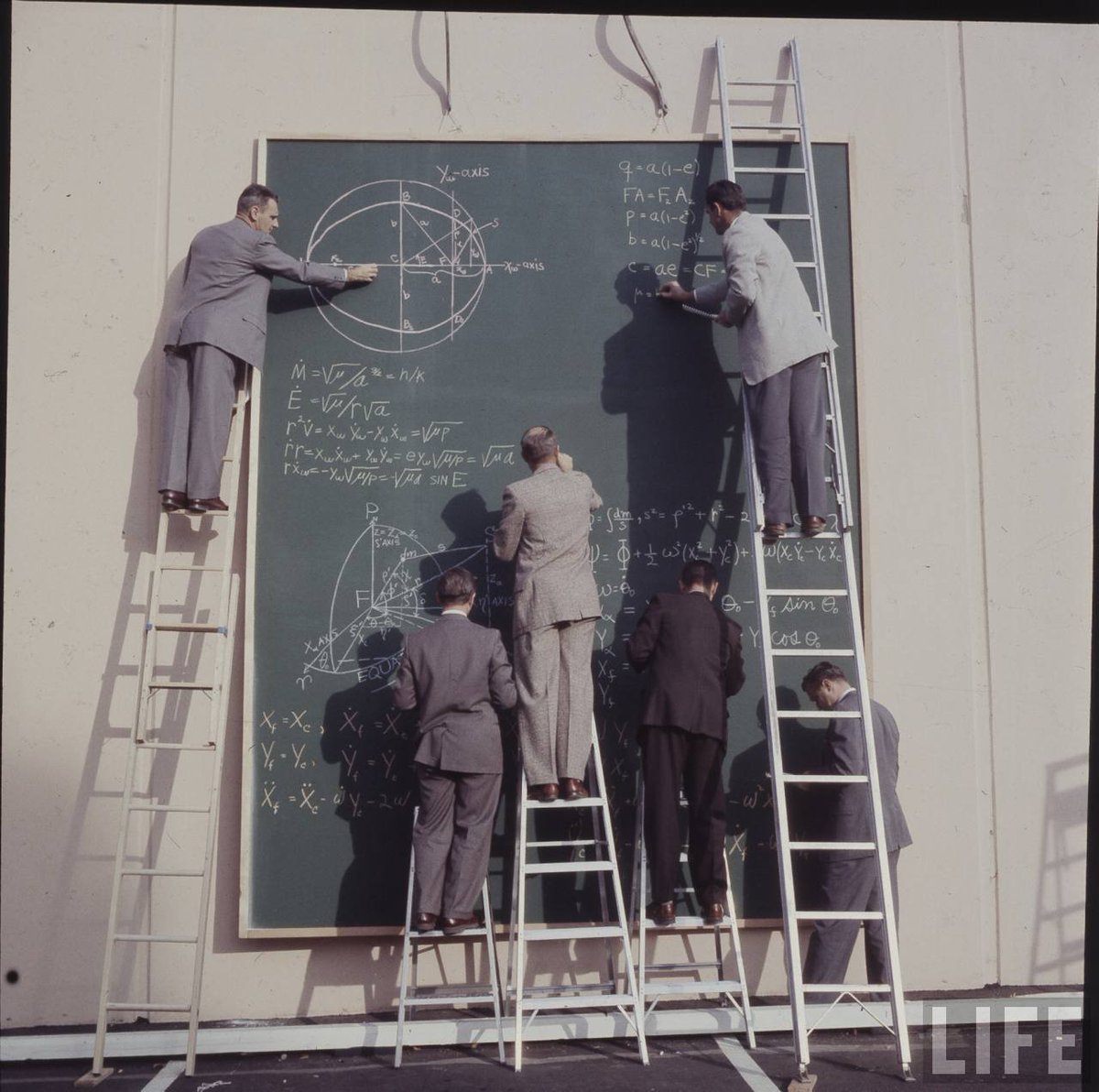 NASA Scientists in 1961.
