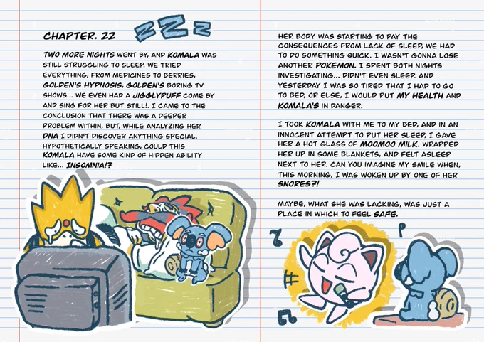 PECULIARITY POKEMONChapter 22. Komala's Insomnia Pt.2 