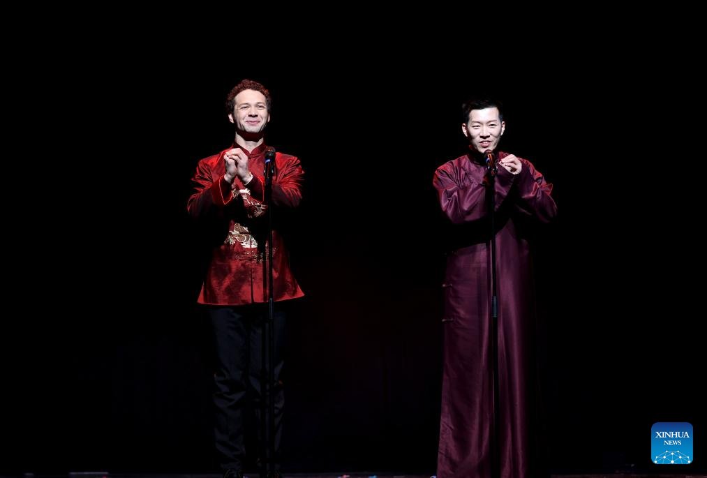 VikingsMan1993's tweet photo. 🎉🥳 Artists dazzled at the CSSAUK Chinese New Year Gala in London, celebrating the Year of the Snake. Join us in honoring tradition and culture as we welcome the Lunar New Year on January 29. 🐍✨ #CSSAUK #ChineseNewYear #YearOfTheSnake (Xinhua/Li Ying) https://t.co/3h62jWVwh2