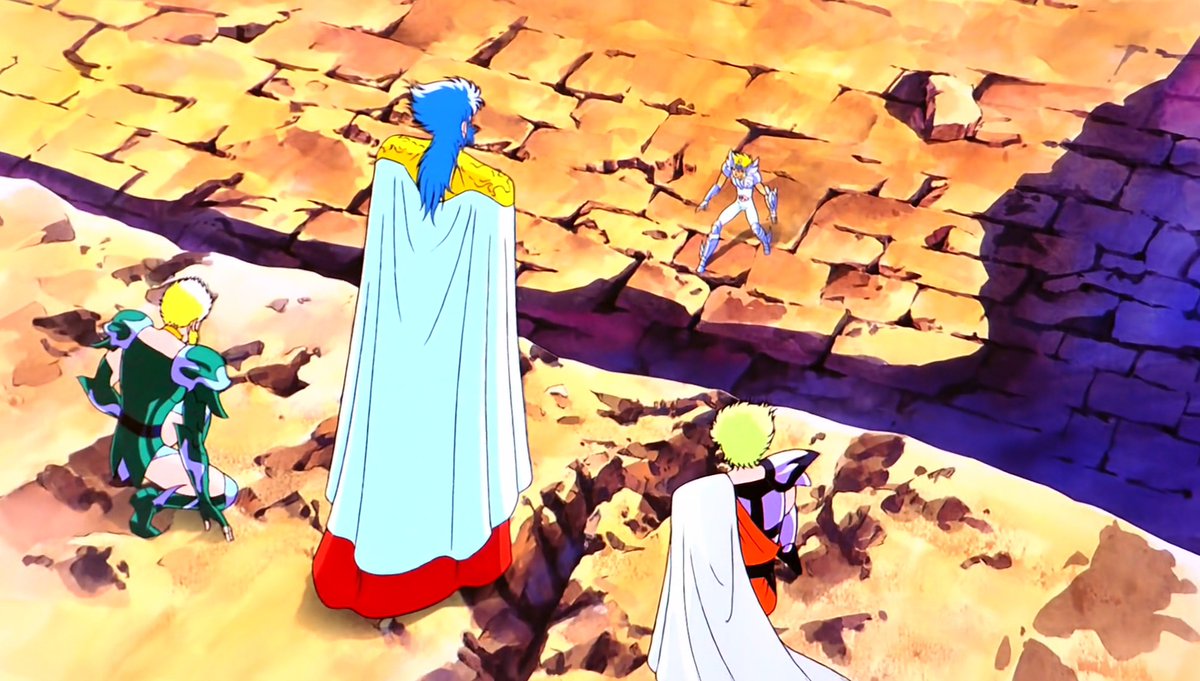 SeiKikChannel's tweet photo. Gemini Saga's Treason. Cygnus Hyōga arrived at The Corona Temple. (Taken from the motion picture)

#SaintSeiya #LosCaballerosdelZodiaco #SagadeGemini #Abel https://t.co/yw9tEChpiN