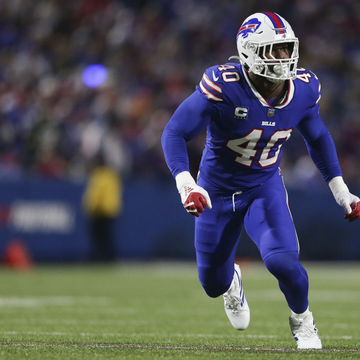 MLFootball's tweet image. NEWS: #Bills linebacker Von Miller says tonight was one of the most exciting games he’s ever played in.

“It was one of the most exciting games I’ve ever played.”

Miller had ZERO TACKLES, ZERO SACKS, AND ZERO RECORED STATS TONIGHT.