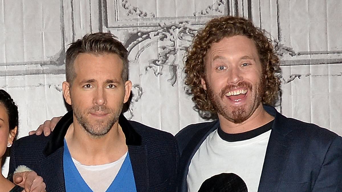 DailyMail's tweet image. Ryan Reynolds' 'horrifically mean' treatment of Deadpool costar T.J. Miller exposed in resurfaced viral interview amid ugly Justin Baldoni lawsuits trib.al/plOaadQ