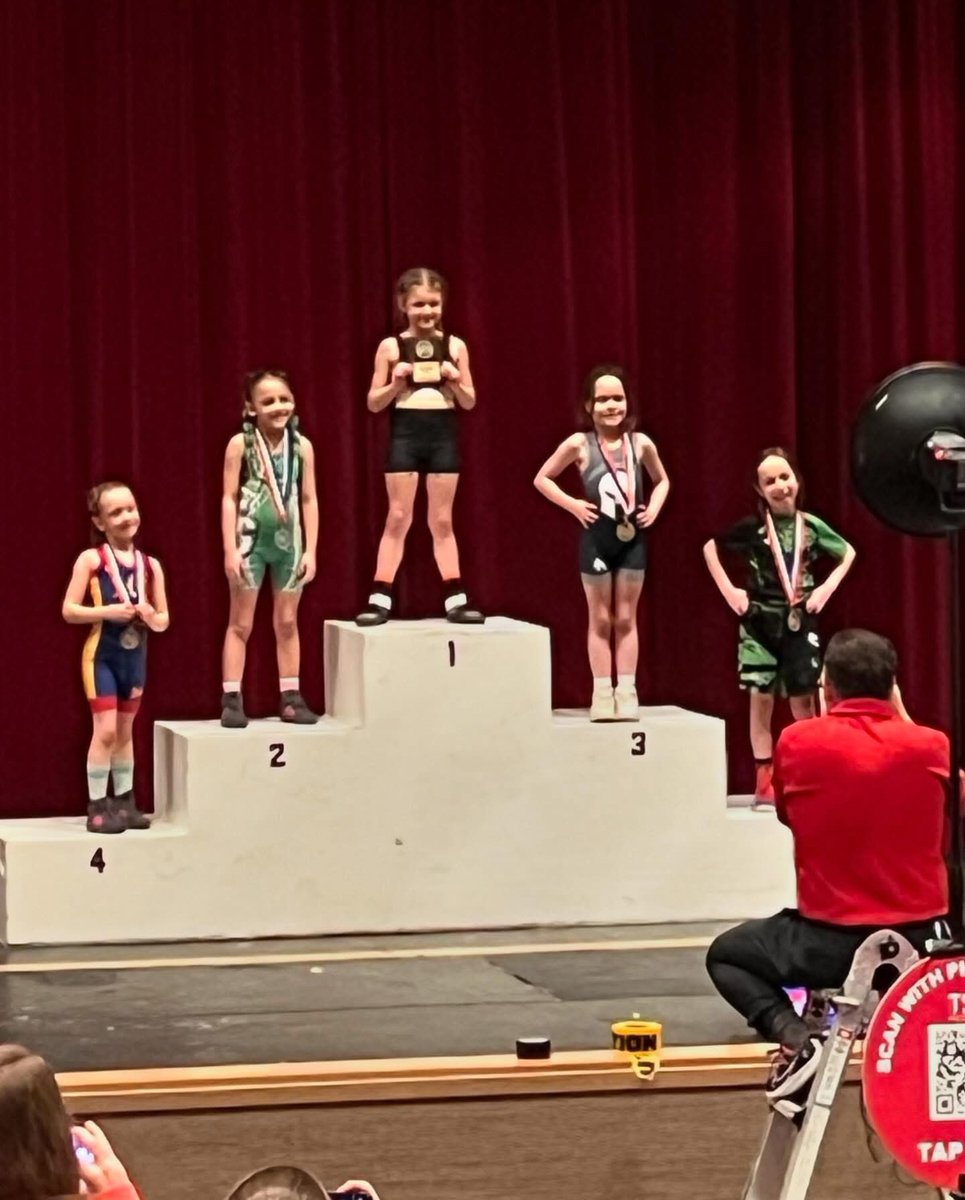 This little future Spartan is continuing to get better.  Excited for her future at FHC. Addie Miller finished 3rd at AAU State today.