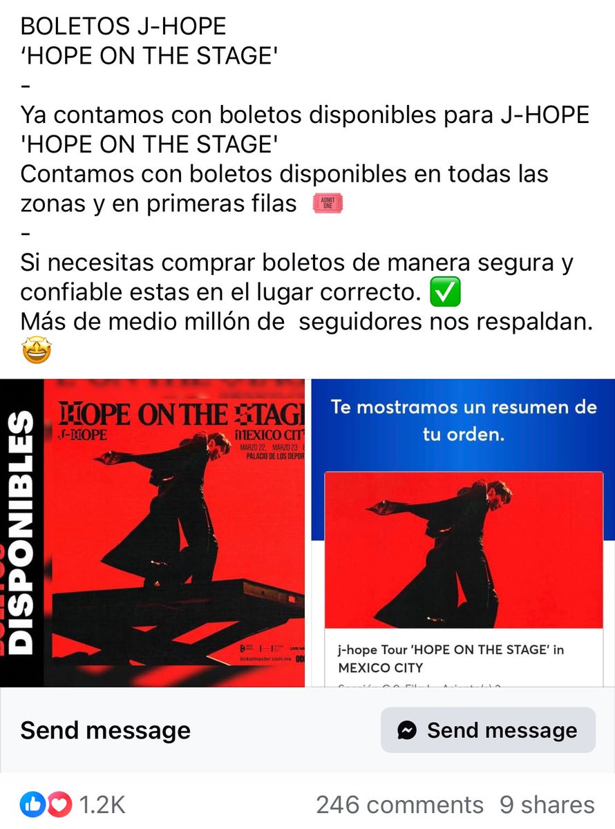 mxcharts's tweet photo. Ay ARMY México ¿porque hacen esto?

Y luego solo les dicen “no me estafes” como si eso les diera alguna garantía. 

Van a llegar el día del concierto sin poder entrar y solo van a causar que los conciertos para el Tour grupal se disparen https://t.co/FoAcUbcimB
