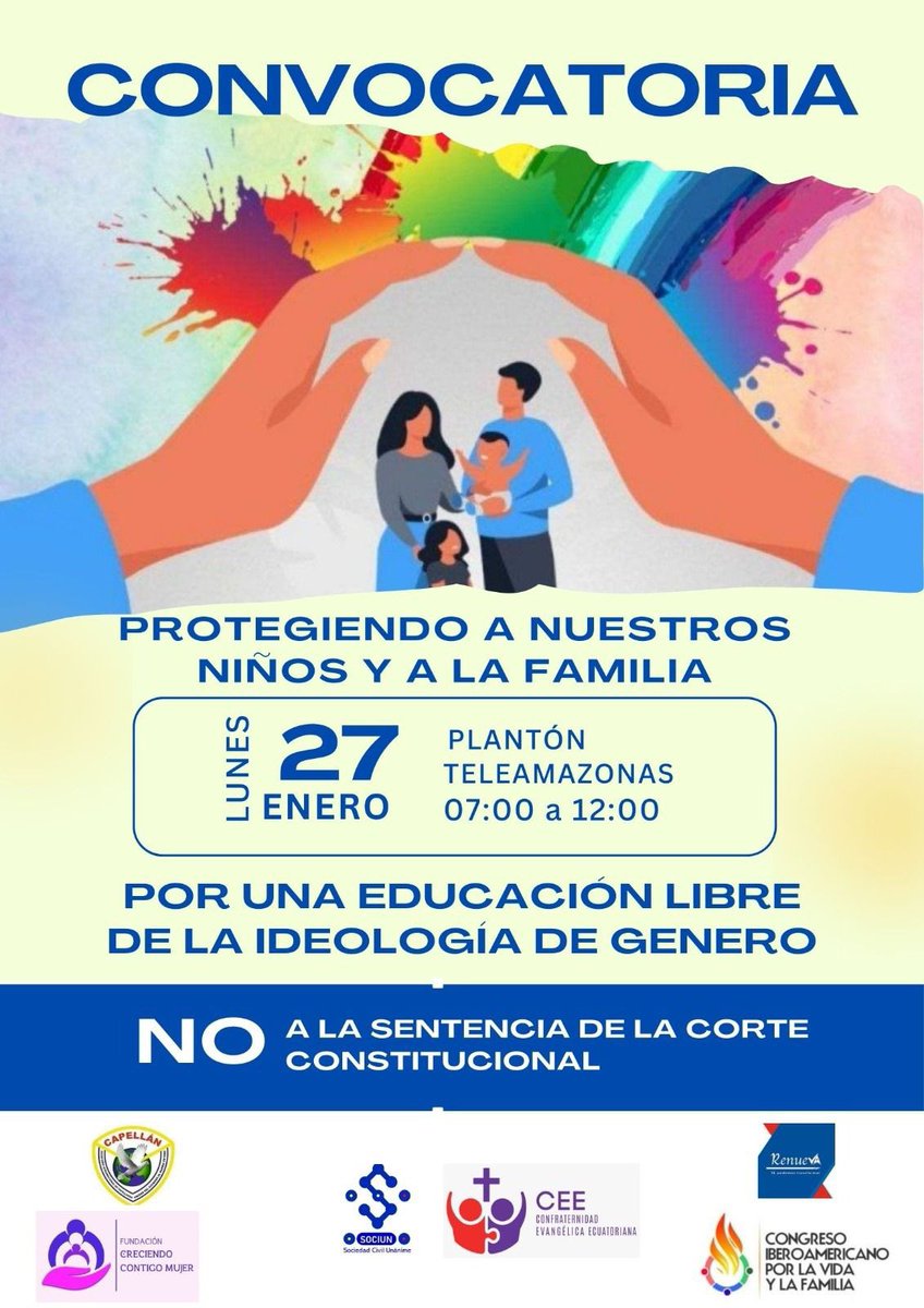 MamelaFialloFlo's tweet photo. Lunes 27 de 7:00 a 12:00 afuera de TeleAmazonas para que el 4to poder visibilice el abuso contra la infancia que pretende imponer la @CorteConstEcu ml https://t.co/ZXIo9O6Smi