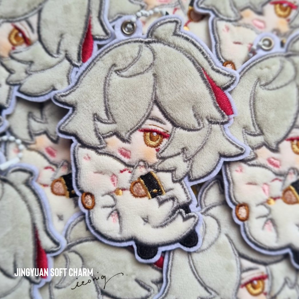 ieoniq's tweet photo. COMING SOON✨Blade and Jing yuan soft fabric charms 🐱🐱 https://t.co/OZd0litVw2