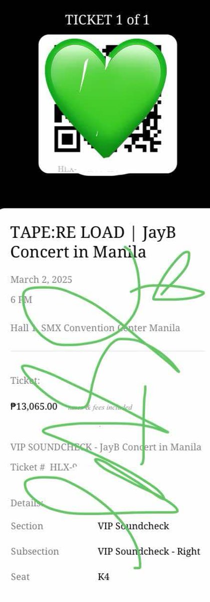 ethere_vous's tweet photo. Selling 1 VIP Soundcheck  at the original price. I’ll update the ticket details to your name once the organizer allows changes.

RFS: Extra ticket
MOP: GCash/Bank Transfer

Send me a DM! @ ethere_vous/myprds_g7
#JayB #JayBinManila #JAYB_TapeReload #GOT7 #IGOT7 https://t.co/y0xUt4gP5g