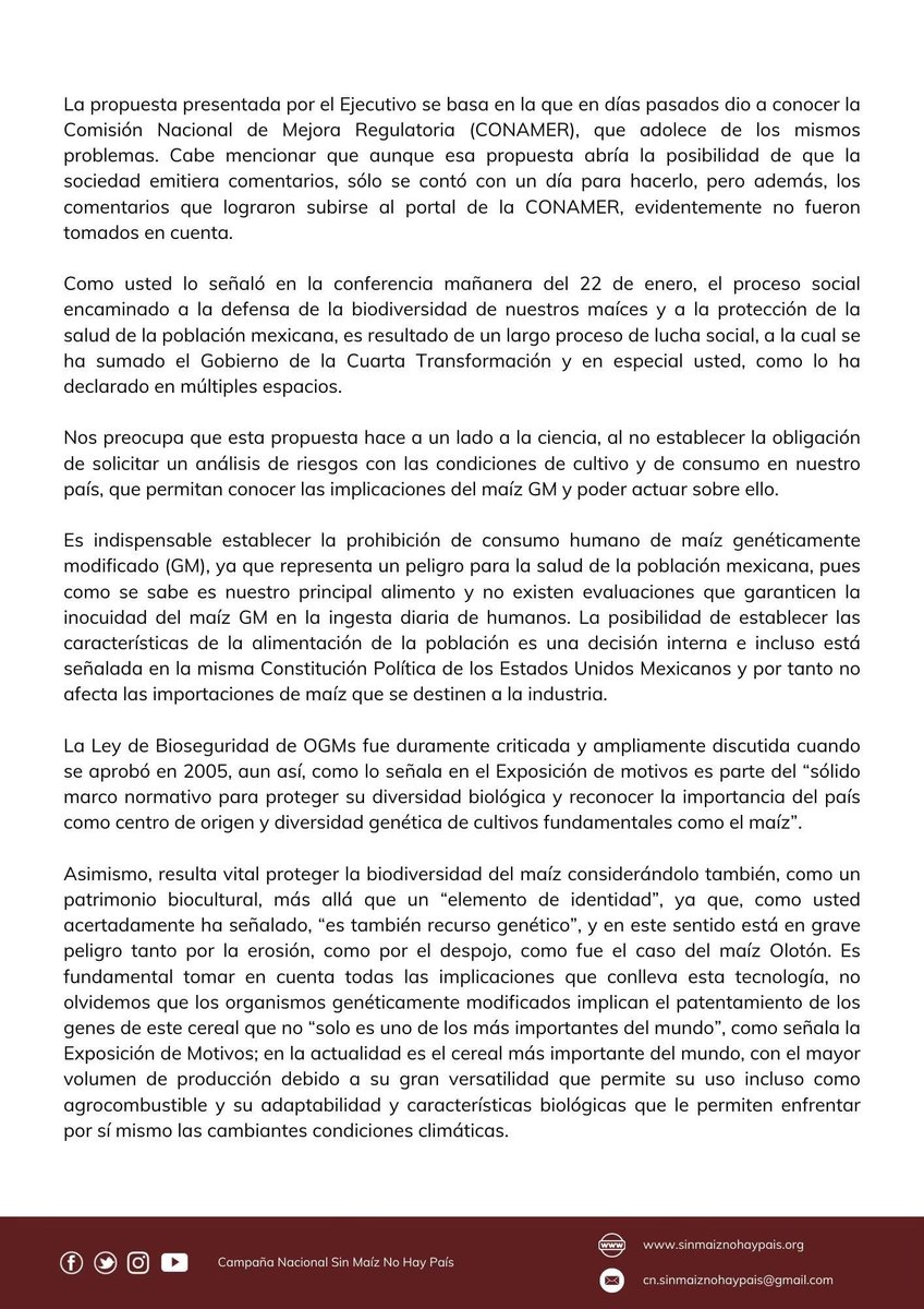 Frente en Defensa del Maíz tweet media