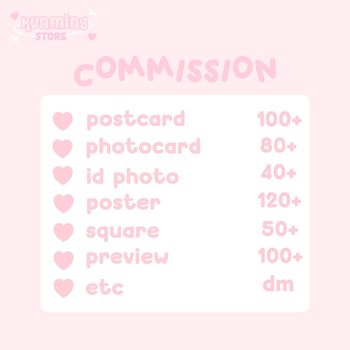 kunmingstore's tweet photo. commission open 🍀📝

สนใจสอบถามเพิ่มเติม dm ได้เลยค่า💘

ดูตัวอย่างงานเพิ่มเติมได้ที่
  — ♡ #kunmingcms 

#รับออกแบบ #รับออกแบบของแจก #รับออกแบบgiveaway 
#รับทำgiveaway https://t.co/nVfrYUziuE