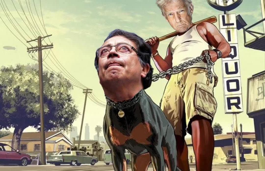 EurekaReaper's tweet photo. @JaviGuacaneme Otro petristas sin dignidad que quiere justificar que Petro se arrodillo a los gringos después de tanto show... https://t.co/Y2IrtQbrf4