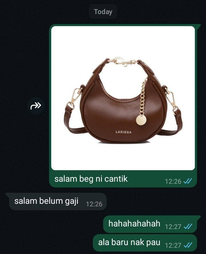 Percubaan untuk mengepau gagal. Nanti kita coba lagi 😭🥰