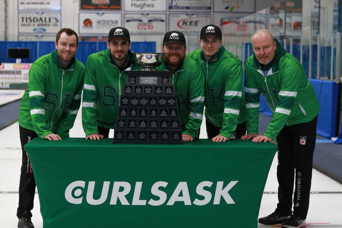 teamkleiter's tweet photo. 2025 SASKTEL TANKARD CHAMPIONS 🏆

What a feeling! We had to take the long way this week, but we accomplished our big goal. 🤩

Beyond excited to head to the Brier in Kelowna, BC from Feb. 28-March 9 as TEAM SASKATCHEWAN! 🌾💪🏼

[1/2] https://t.co/XnTfnMqk4X