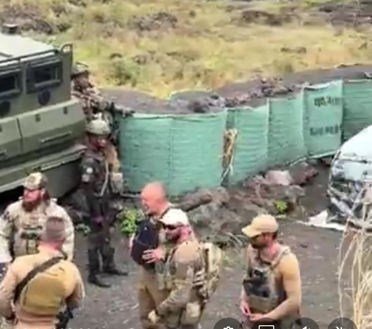 ali_naka's tweet photo. When M23 Freedom Fighters  were marching towards Goma, your favourite European Mercenaries were guarding the Mines not the People of Goma. Our struggles are different and most of you here (including respected individuals) got this thing wrong! Mercenaries can never safeguard African Interests! History will judge not social media charlatans!