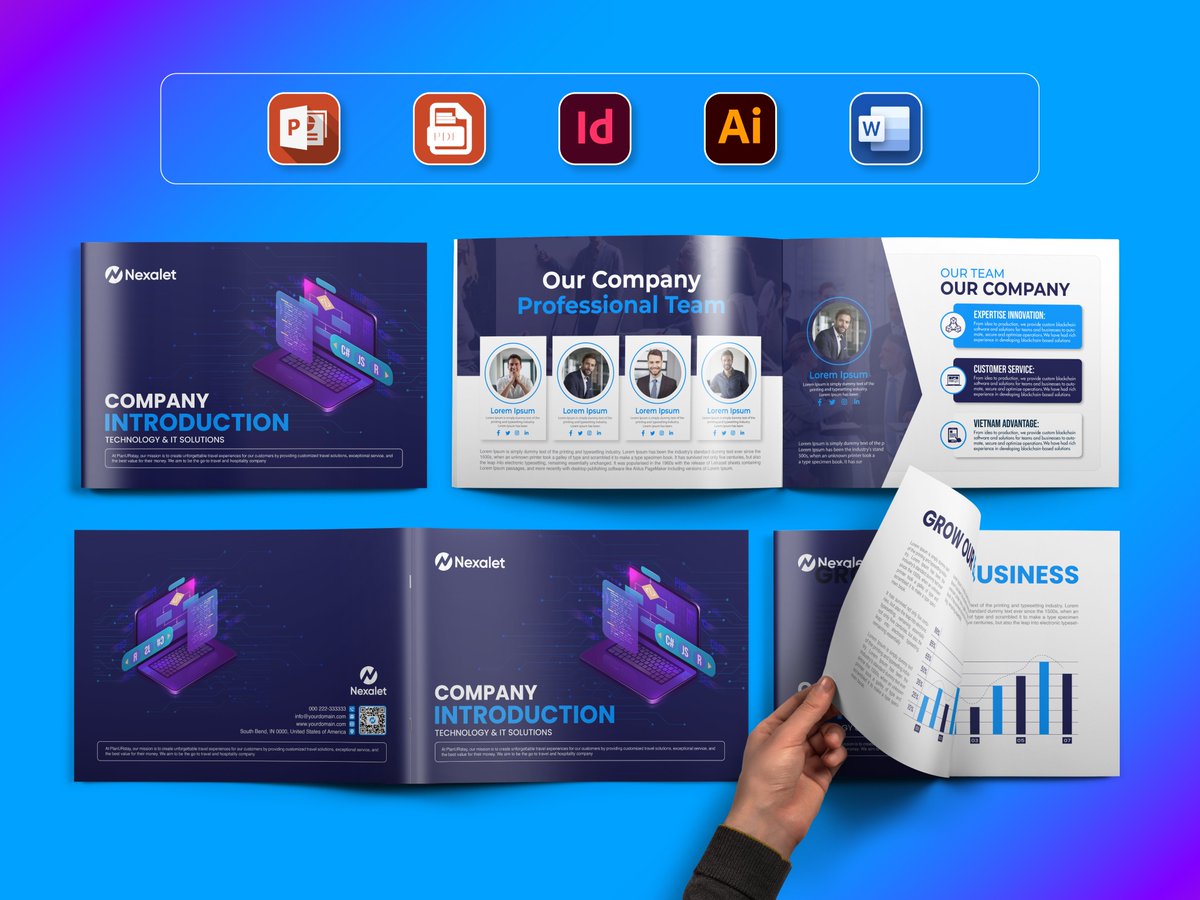 nexalet's tweet photo. Want to make your brand unforgettable?

Reach me at:
E-mail: nexalet@gmail.com
WhatsApp: +8801317969846

#BusinessProposal #landscapebrochure #Brochure #AnnualReport #ProductCatalog #eBookDesign #Magazine #Booklet #PDF #CompanyProfile #nexalet #nexaletgraphic https://t.co/6wxn8R5LhQ