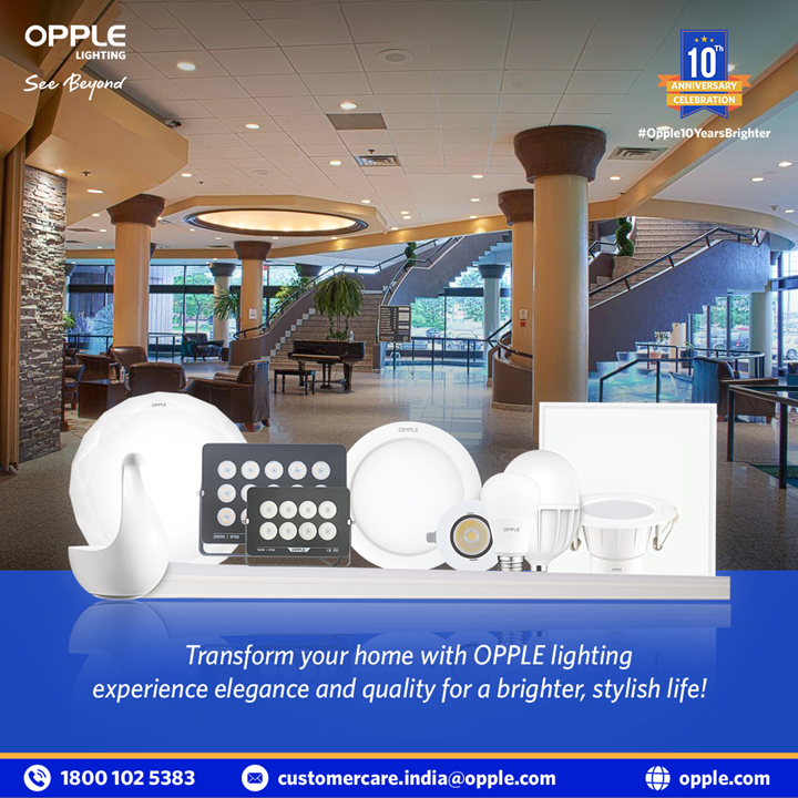 Oppleindia's tweet image. Elevate your living space and transform your home with #OPPLELighting! ✨Experience the perfect blend of elegance and quality that brings a brighter, more stylish life to every corner.
Let your home shine with sophistication and warmth!
#HomeDecor #VersatileDesign #ColorfulSpaces