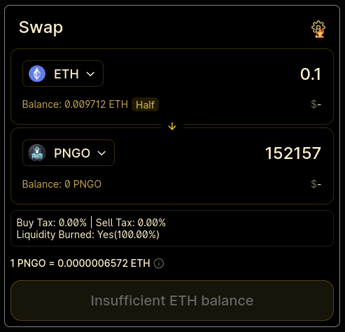 Noxa_Fi's tweet photo. GM degens.

Abstract is on fire, so we implemented a new token scanner on our DEX!

The quick scan for tokens includes:
- buy/sell tax estimate
- liquidity burned
- warning for honeypots

It looks like a good moment to push this to avoid accidentally aping a honeypot! https://t.co/R3n2ObFDXZ
