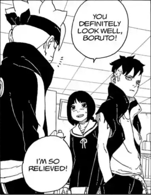 Violet_Konoha's tweet photo. The fact is, in chapter 73, this was the last time she smiled. After chapter 73, we never saw Sumire smile again.

7 chapters (74-80: BNNG) plus 18 chapters (BTBV). Total 25 chapters have passed, and she went through  without smiling.

I am touched to know that her last smile was given to the man she loved.

#sumire #scientist #konohascientist #konohabrain #konohaflower