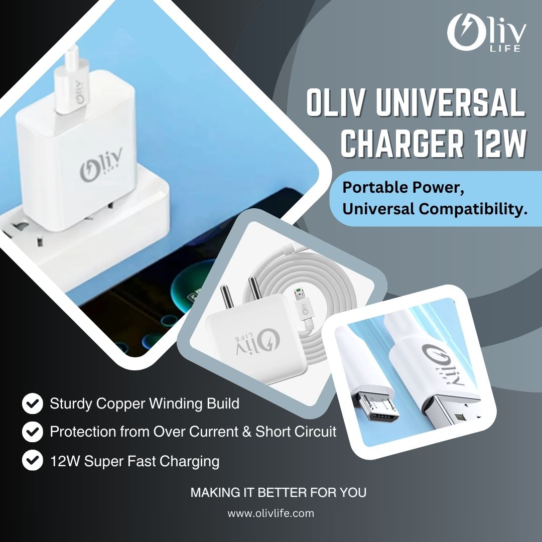 life_oliv's tweet image. One charger for all your devices!  The Oliv Universal Charger 12W keeps you powered up with ease and efficiency. Compact, reliable, and always ready!
Gets Yours Today:-shorturl.at/fCy5P
#PowerMadeSimple #olivlife