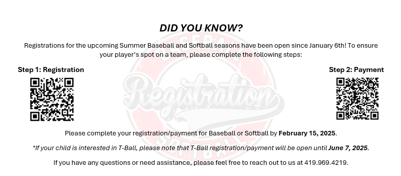 pgreccommittee's tweet photo. 4 those JH boys looking at playing Pony Baseball n the spring, that's a separate sign up from our registration 4 the summer! If U R playing n the summer U must register w/us. T-Ball registrations/payments do not close until June 7th!⚾🥎🚀

#baseball #softball #tball https://t.co/gyZdr4eOzv