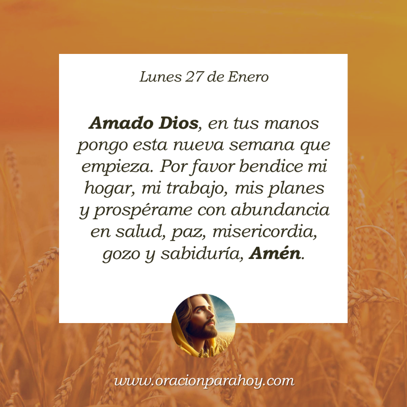 OracionParaHoy's tweet photo. Oración para hoy 27 de enero: https://t.co/w704CldtpF