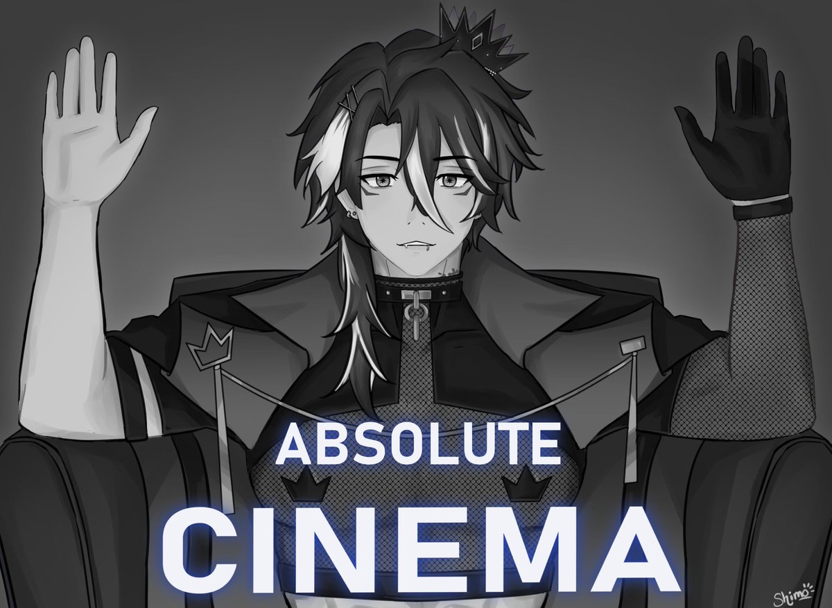 Kami in Absolute Cinema meme 🤭It was so much fun to draw! Hope you like it 👑💜
#RiiIllust #RiiKami