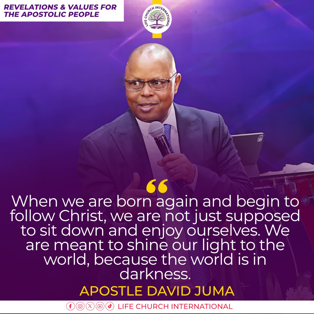 LifeChurchKE's tweet photo. When we are born again, we’re called to shine Christ’s light in a dark world. Don’t just sit back; let your light shine!
You are the light of the world. A city on a hill cannot be hidden. – Matthew 5:14
#ShineForChrist
#ApostolicValues #LifeChurchInternational https://t.co/IdXMTIftqG