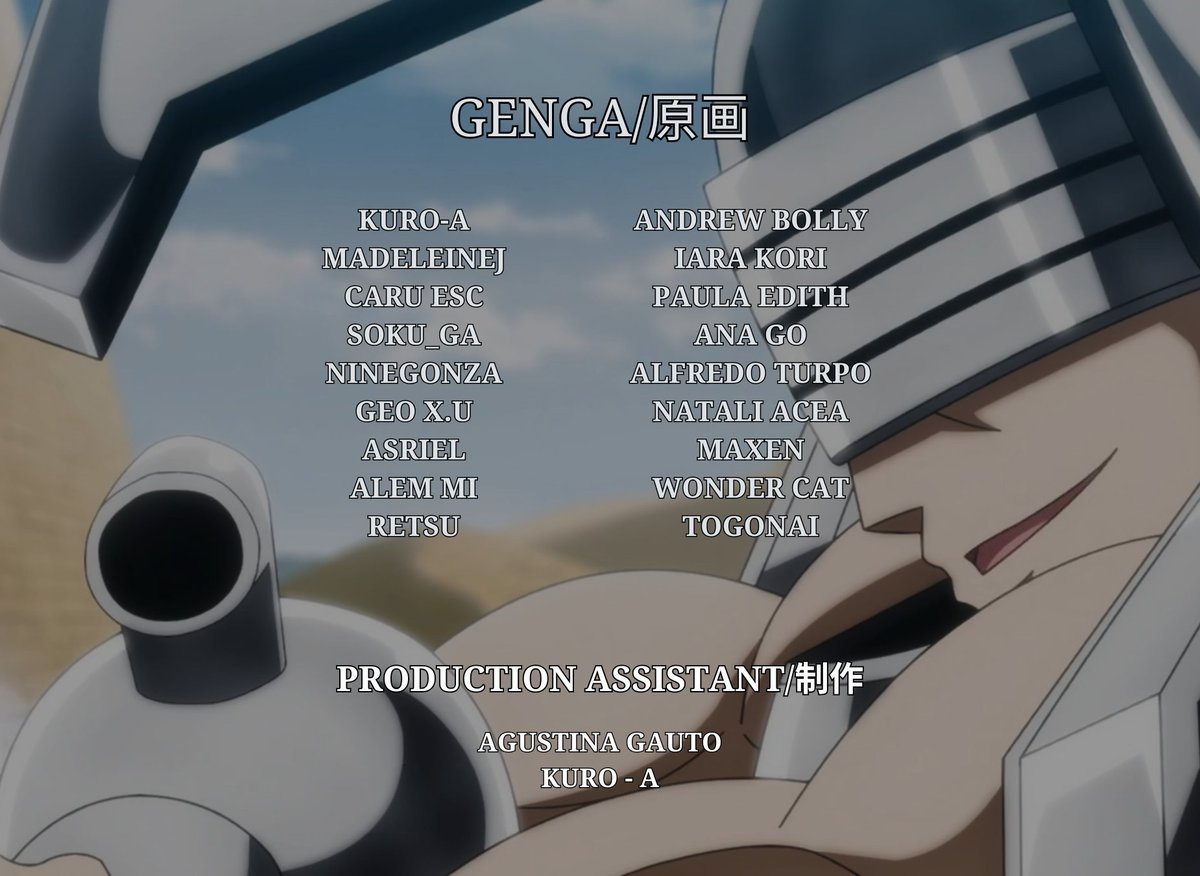 BollyAndrew's tweet image. Today is a special day in my career!
I worked along many other great animators in Genga for Kinnikuman: Kanpeki Chоujin Shiso-hen
Thank you @ALSTUDIOOK 🥳