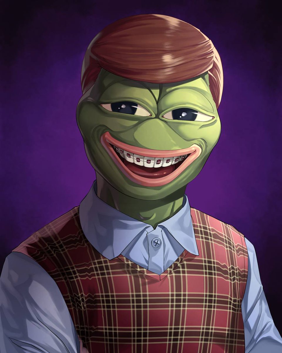 Rare Apepes (@rareapepesnft) on Twitter photo Bad Luck Brian didnโt choose the meme life, the meme life chose him!
In the #RareApepes, even bad luck gets an upgrade. ๐
Shoutout to <a href="/pepe_designer/">Rare Designer</a> for ALWAYS turning internet & meme culture into timeless art. ๐ธ๐จ Bad Luck Brian didnโt choose the meme life, the meme life chose him!
In the #RareApepes, even bad luck gets an upgrade. ๐
Shoutout to <a href="/pepe_designer/">Rare Designer</a> for ALWAYS turning internet & meme culture into timeless art. ๐ธ๐จ