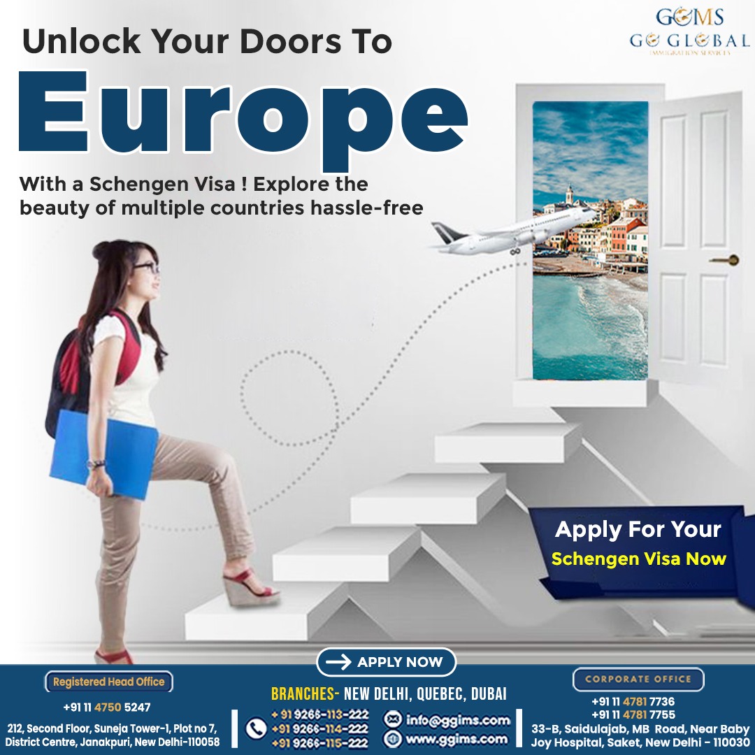 ggims882's tweet photo. 🌍 Unlock Europe with a Schengen Visa! Explore 27 countries hassle-free—Paris, Rome, and more await you. Let Go-Global Immigration Services handle the process. Start your journey today! ✈️

Call Now: 9266115222 ☎️
Email: info@ggims.com 👈
Website: https://t.co/FdkANcztRK

 #GGIMS https://t.co/23W9Gxorjo