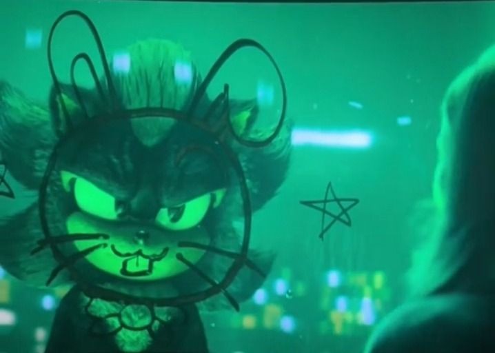 syleouch's tweet photo. i really loved the idea of shadow being a big softie with cream in archie comic and the speculation of him seeing resemblance between cream &amp; maria reminded me how maria draws shadow with rabbit face in sonic 3, pretty sure they also included this reference for the movie https://t.co/Tvelko9O8w