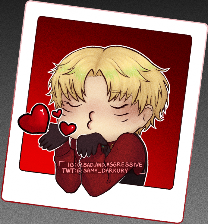 valentines chibi c0mm i did for <a href="/AraneoDazai/">Araneo Dazai</a> 
it turned out so fkn cuteeee 💖✨

#VGenComm #VGenOpen #ych